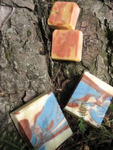 Bunte Naturseifen