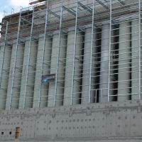 Stahlkonstruktion Silo-Anlage, Baujahr 2017