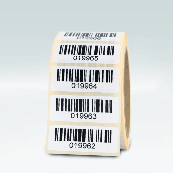 Barcode- und QR-Code-Etiketten 50 × 33 mm