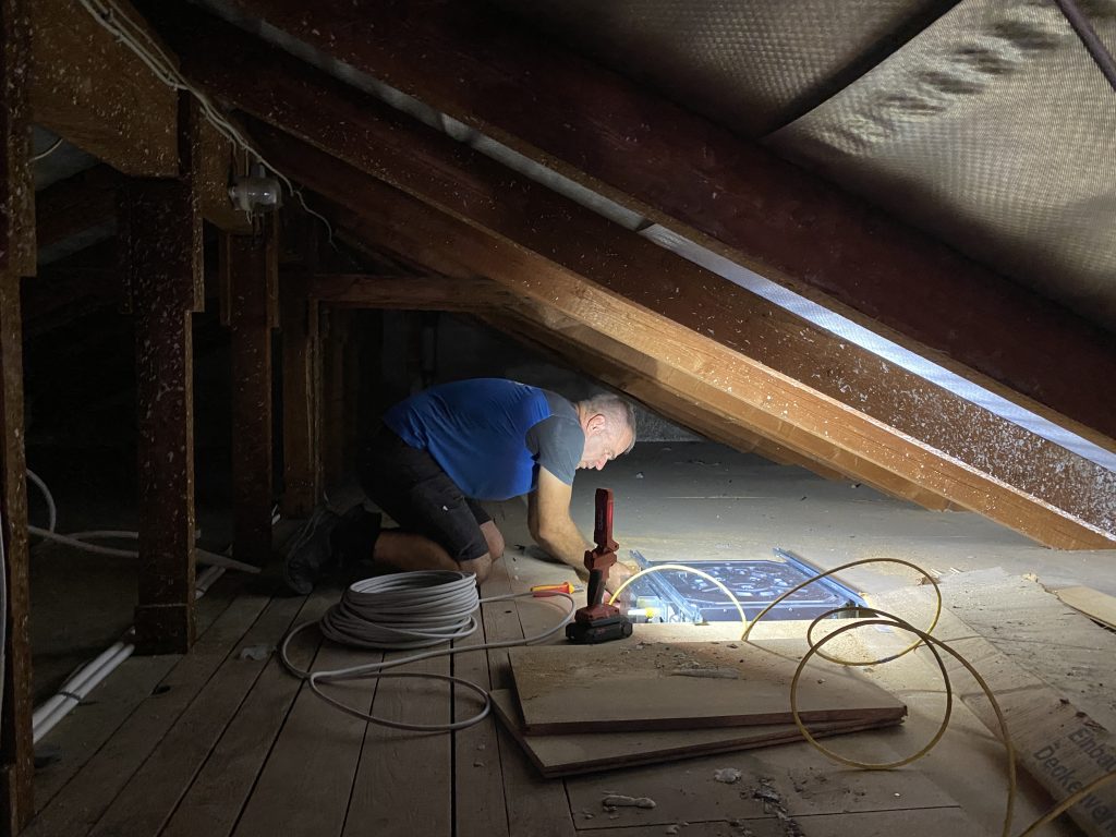 Installation Kälteleitungen