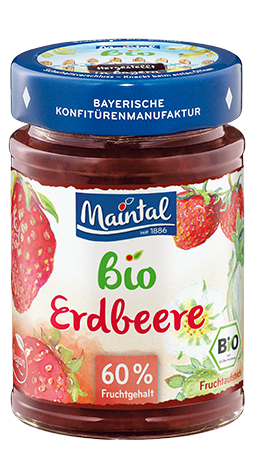Bio + vegan Erdbeer Fruchtaufstrich