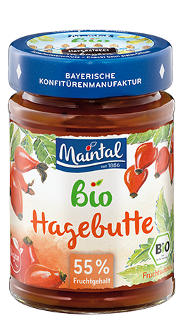 Bio + vegan Hagebutten Fruchtaufstrich