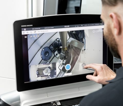 Machining process in view
