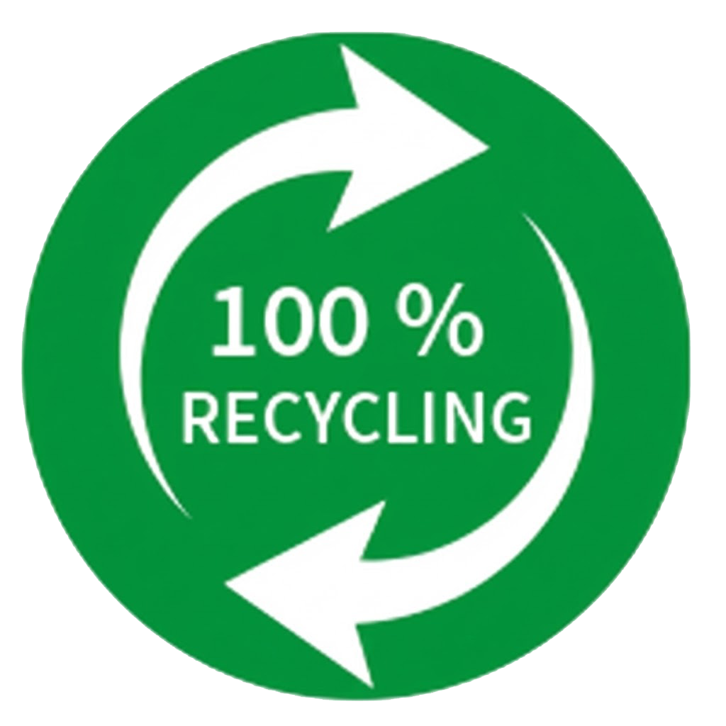 100 % Recycling-Kunststoff