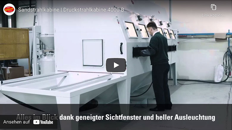 Druckstrahlkabine 4000 B