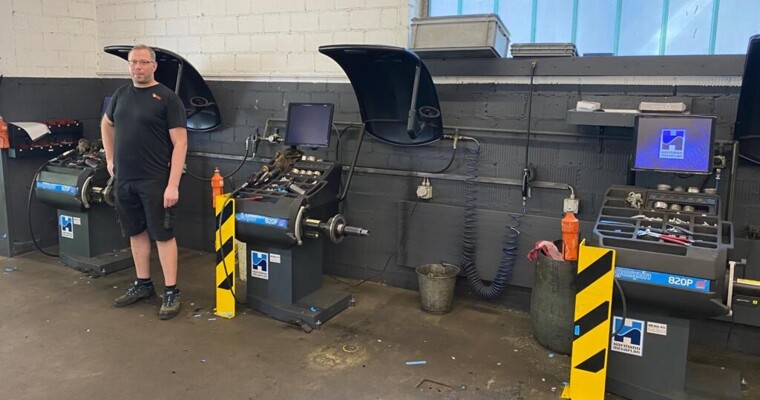 Auswuchttechnik im Pneuhaus Tomic AG