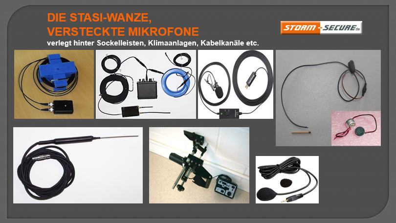 Versteckte Mikrofone (Stasi-Wanze)