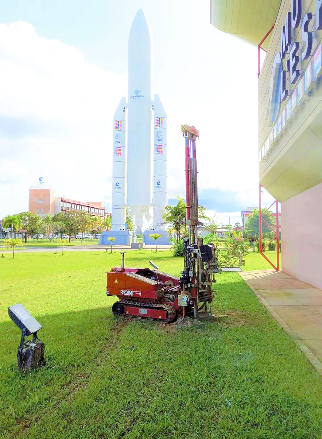 Bohrung in Kourou, Französisch-Guayana