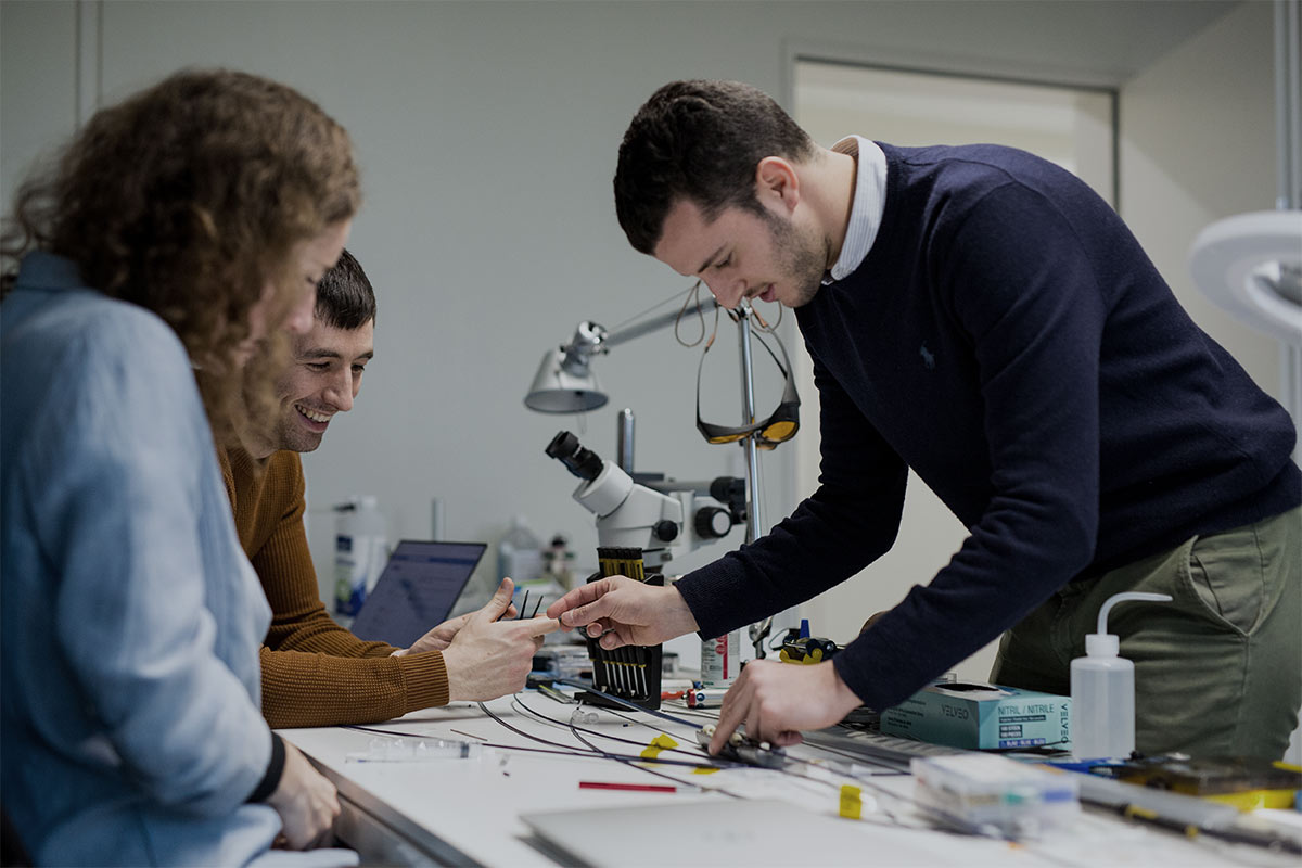 LUMA-Vision-Team aus Ingenieuren, Entwicklern und Medizinern