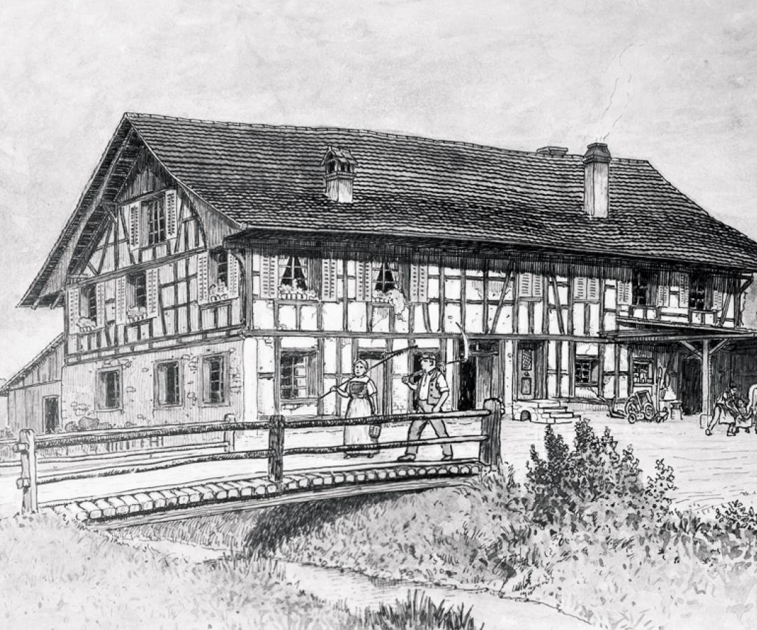 Stammhaus der Bucher-Schmiede von 1807