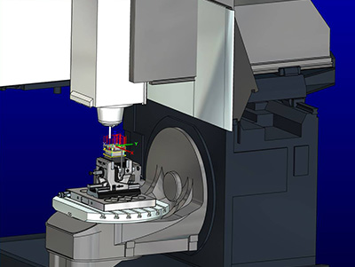Simulation der Bearbeitung mit HyperMill