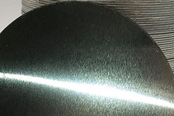 Aluminiumronden auf Maß geschnitten
