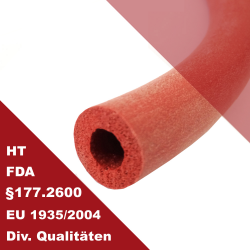Silikonschaum-Schläuche (FDA/HT)