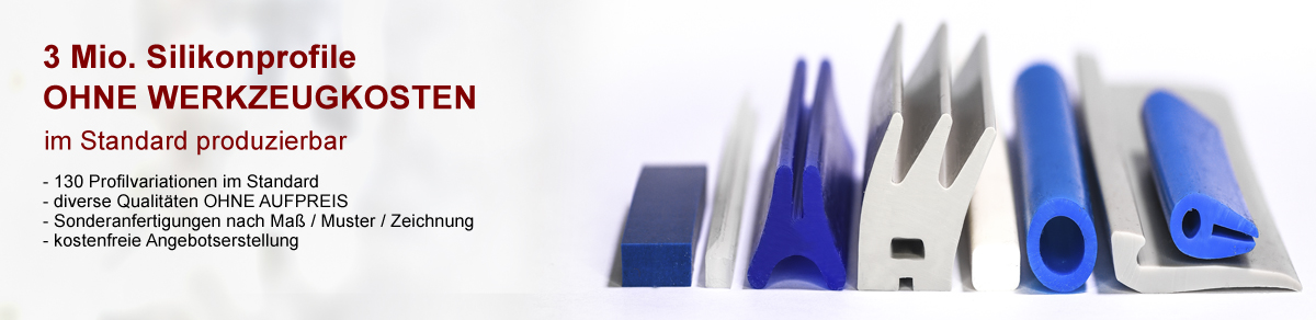 Silikonprofile (blau)