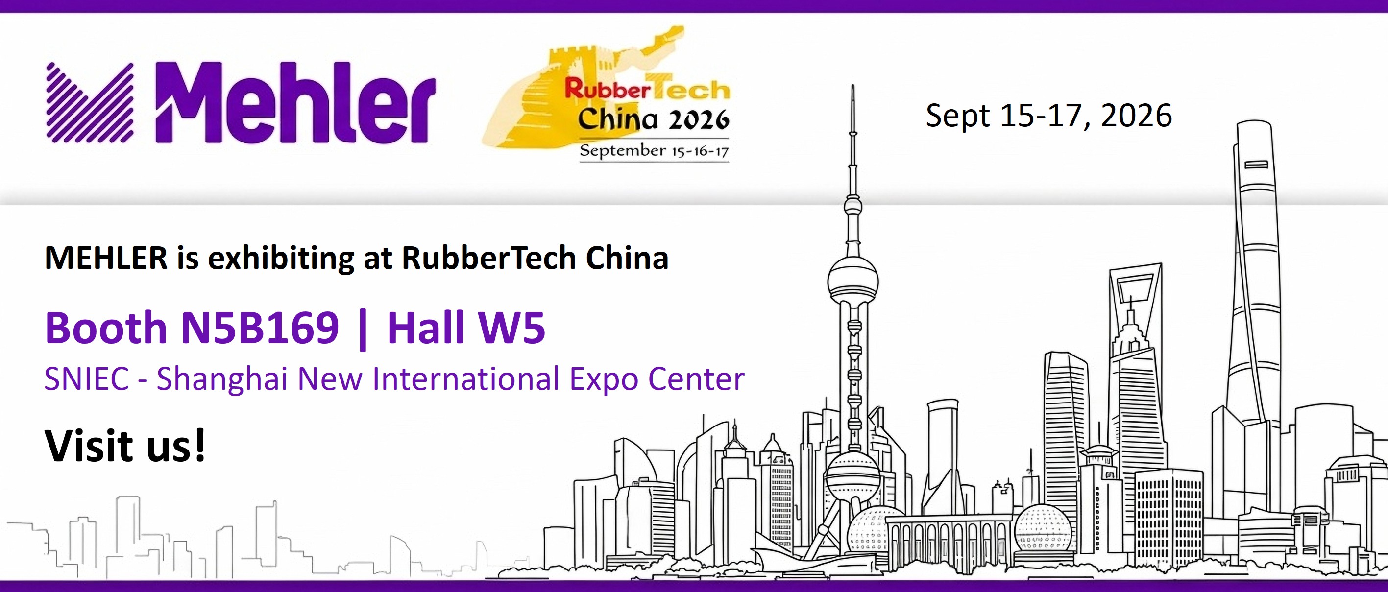 MEHLER auf der RubberTech China 2026