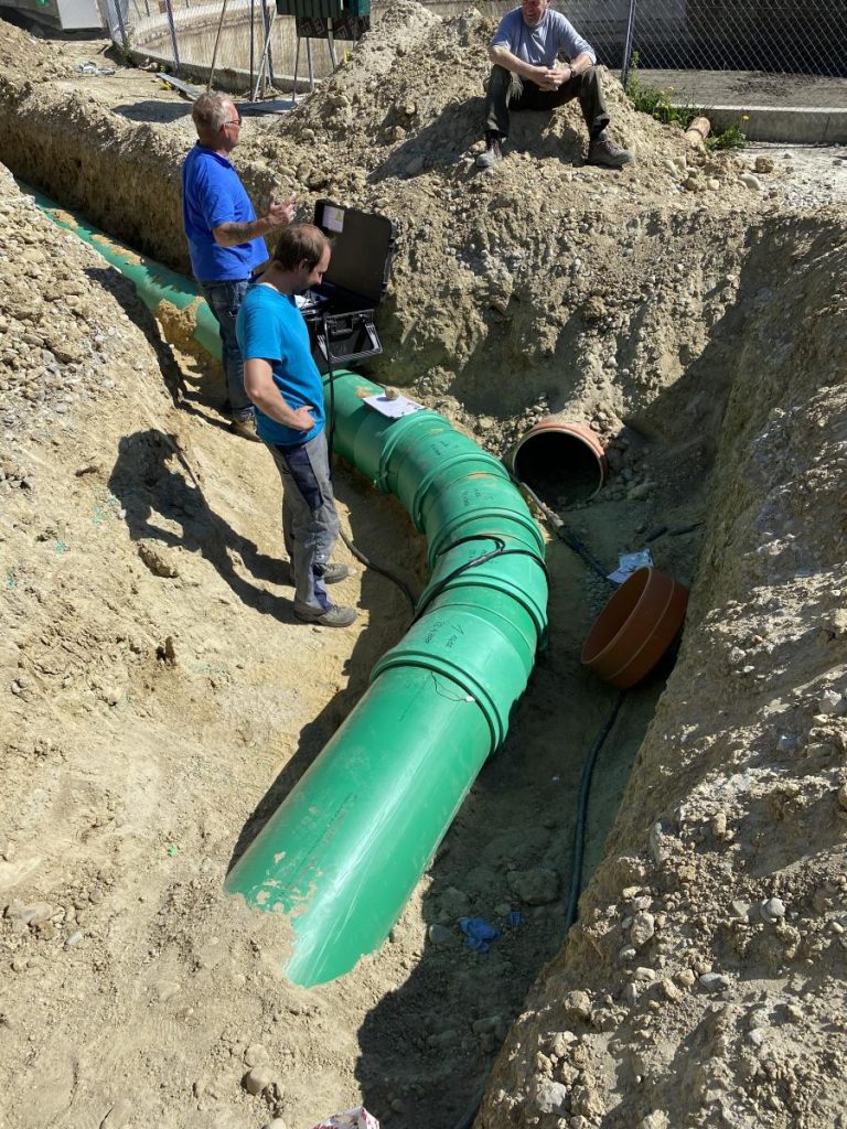 AwSV wastewater sewer system with IP-plus welding rings