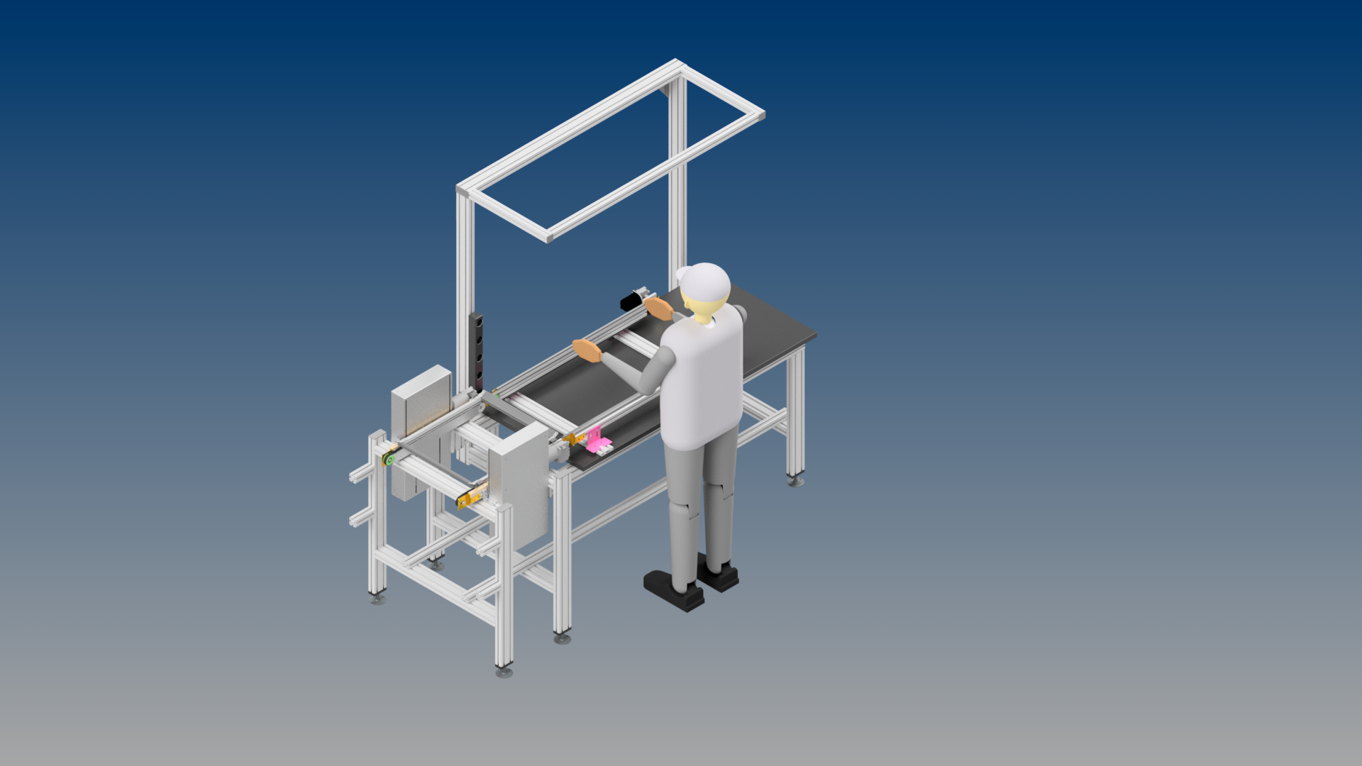 Process Workstation with Lifter