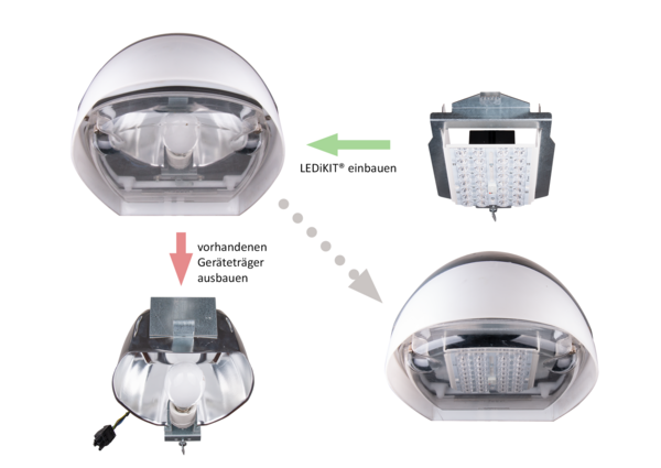 LEDiKIT® ONE FOR ONE – modellspezifische Austauschbaugruppe