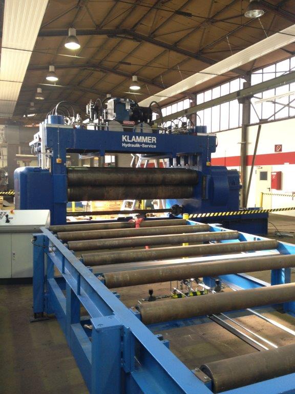 Rollenrichtmaschine nach Retrofit-Umbau