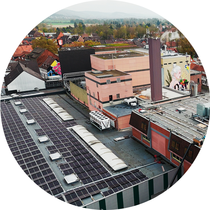 Unternehmenswert Nachhaltigkeit (PV-Anlage, Biogas-BHKW)