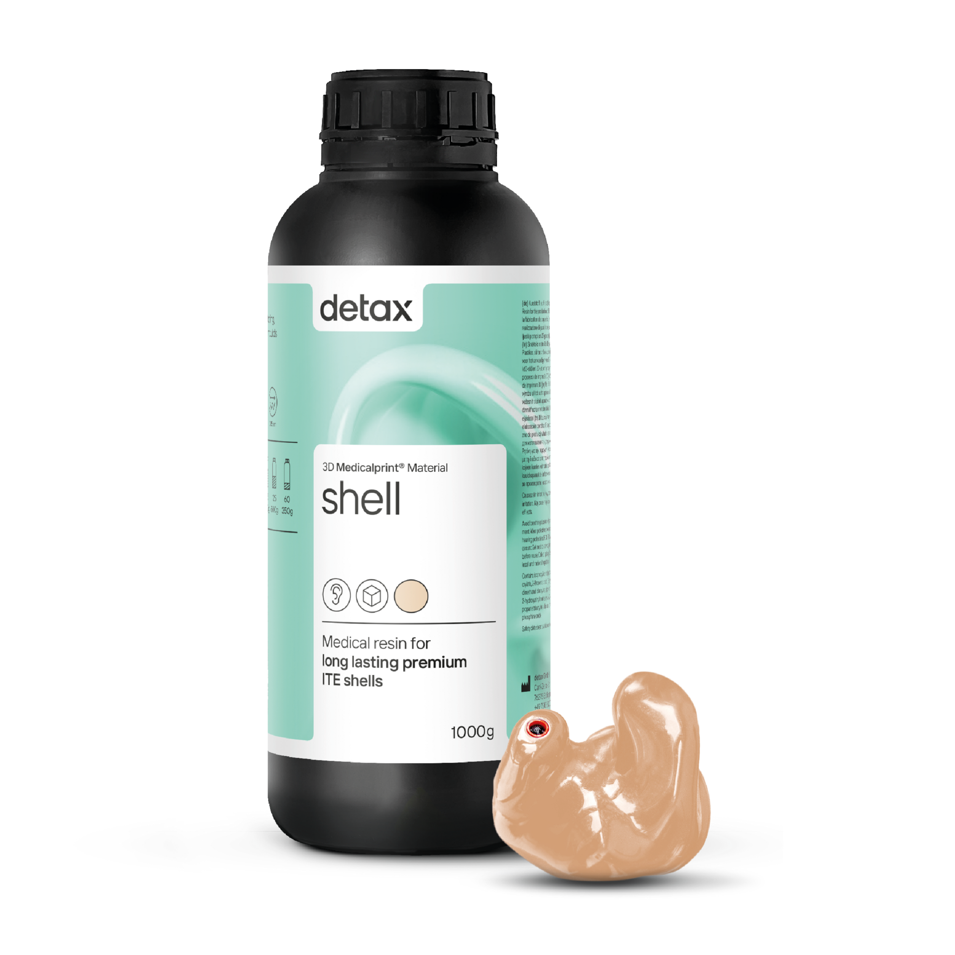 dx shell – Harz für IdO-Schalen