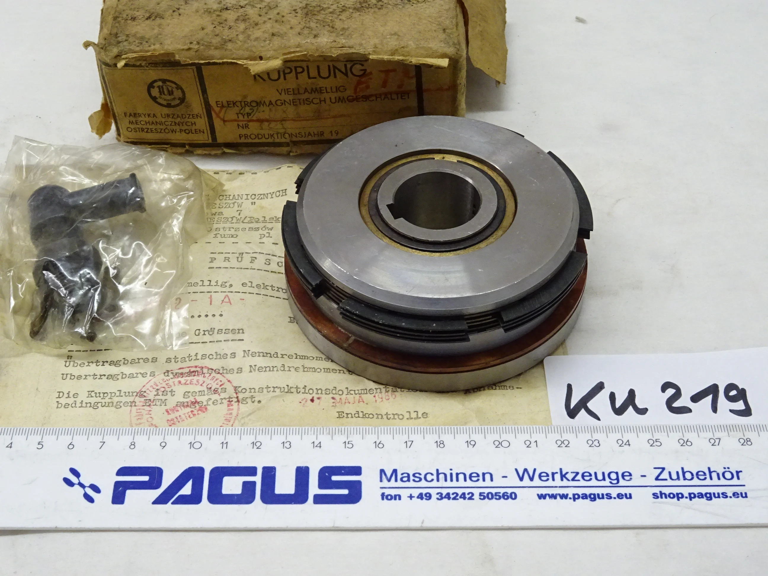 FONAR magnetic coupling ETM-082-1A