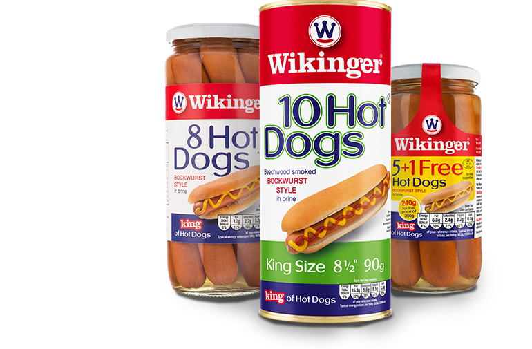 Wikinger Hot-Dog-Würstchen
