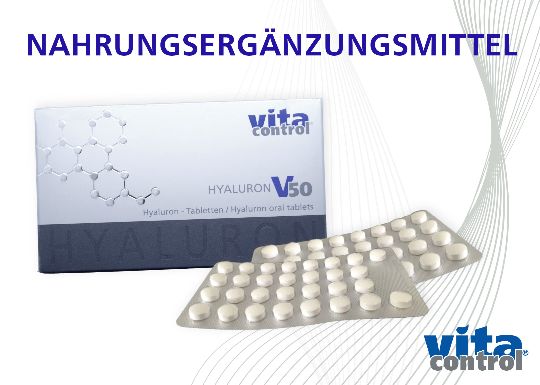 Nahrungsergänzungsmittel Hyaluron V50