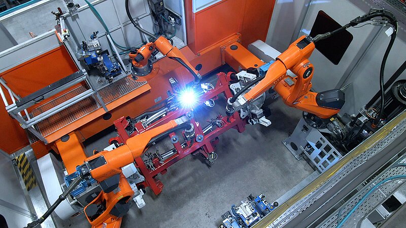 Automatisierte Schweißanlage