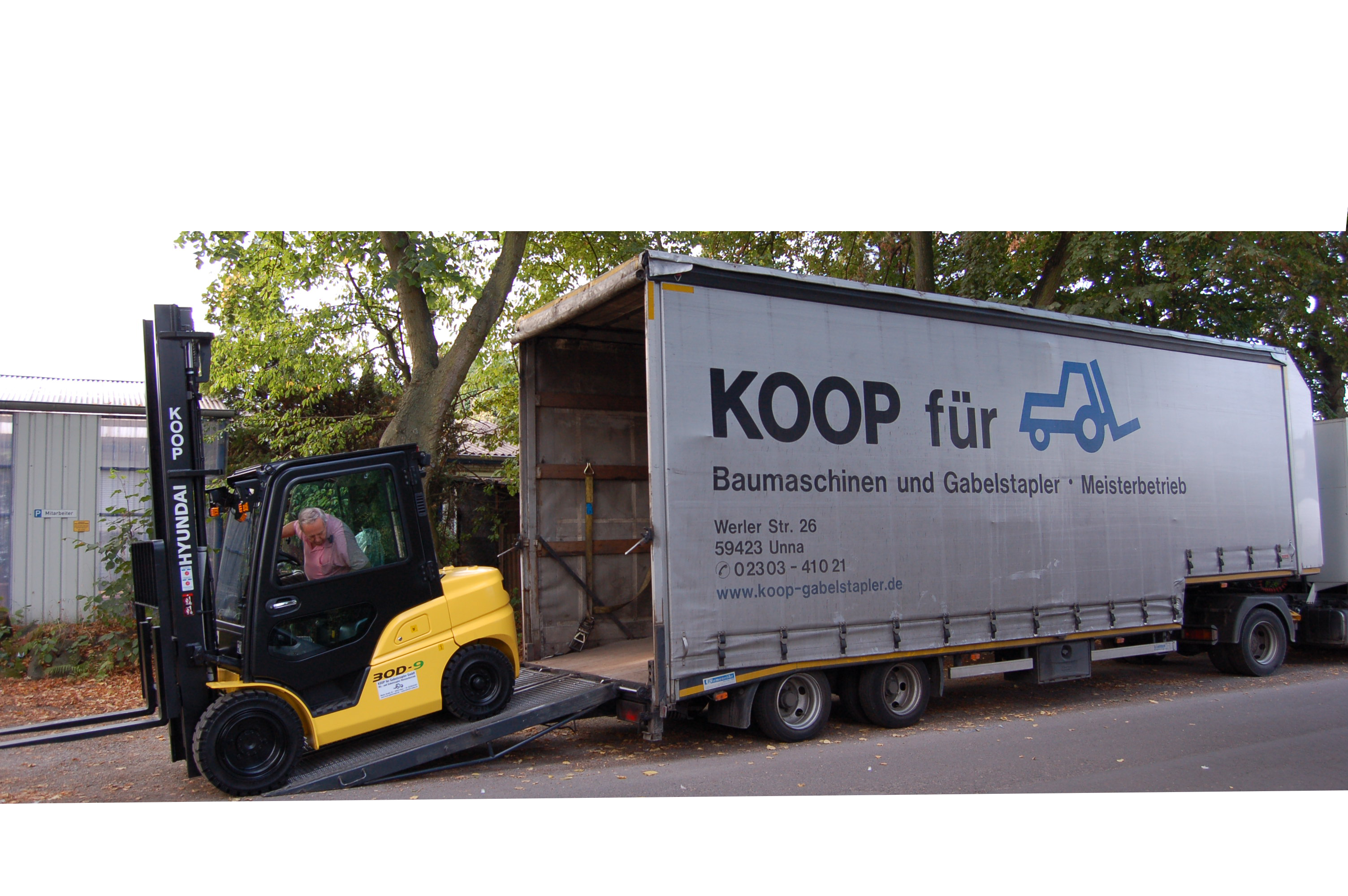 Transport mit eigenem LKW