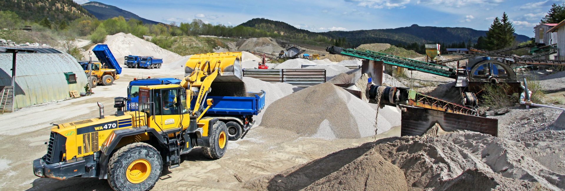 Kieswerk Achner Übersicht