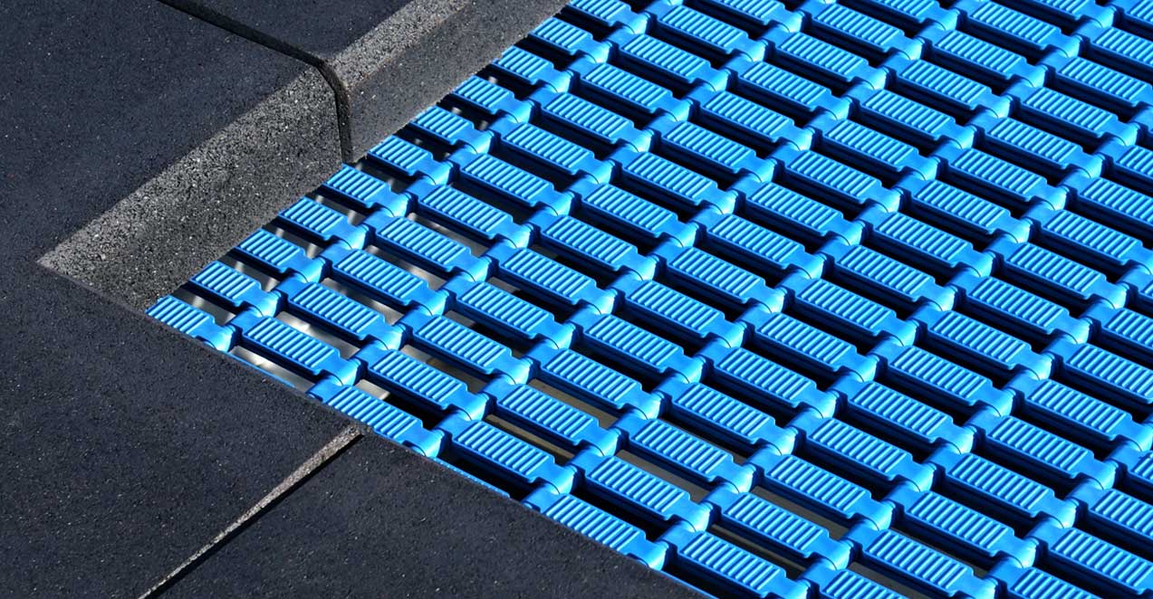 Einbau-Trampolin für öffentliche Räume
