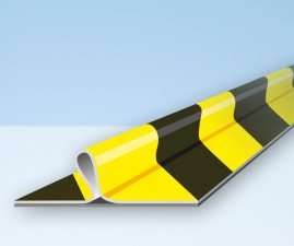 Schematische Darstellung der Spaltabdichtung für Überladebrücken und Hebebühnen