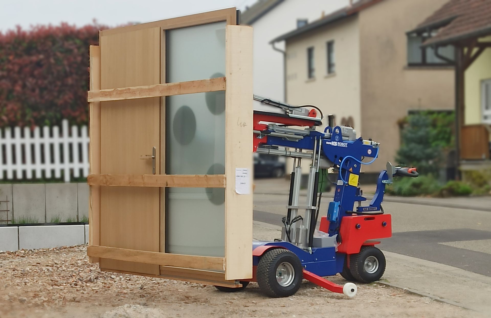 Glas-/Vakuumsauger mit Glastürelement