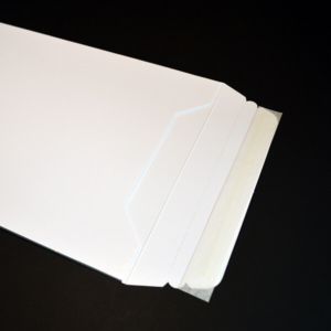 Shipping envelope, glued