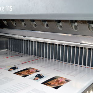 Cutting of printed sheets