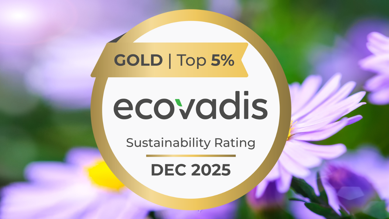 Ecovadis Gold-Rating für Nachhaltigkeit