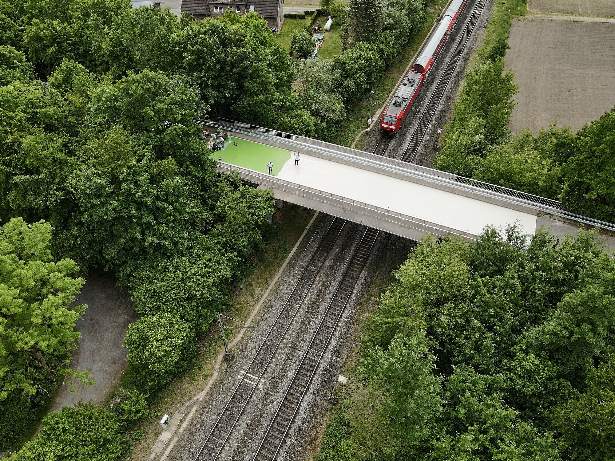 Brückenabdichtung unter Asphalt