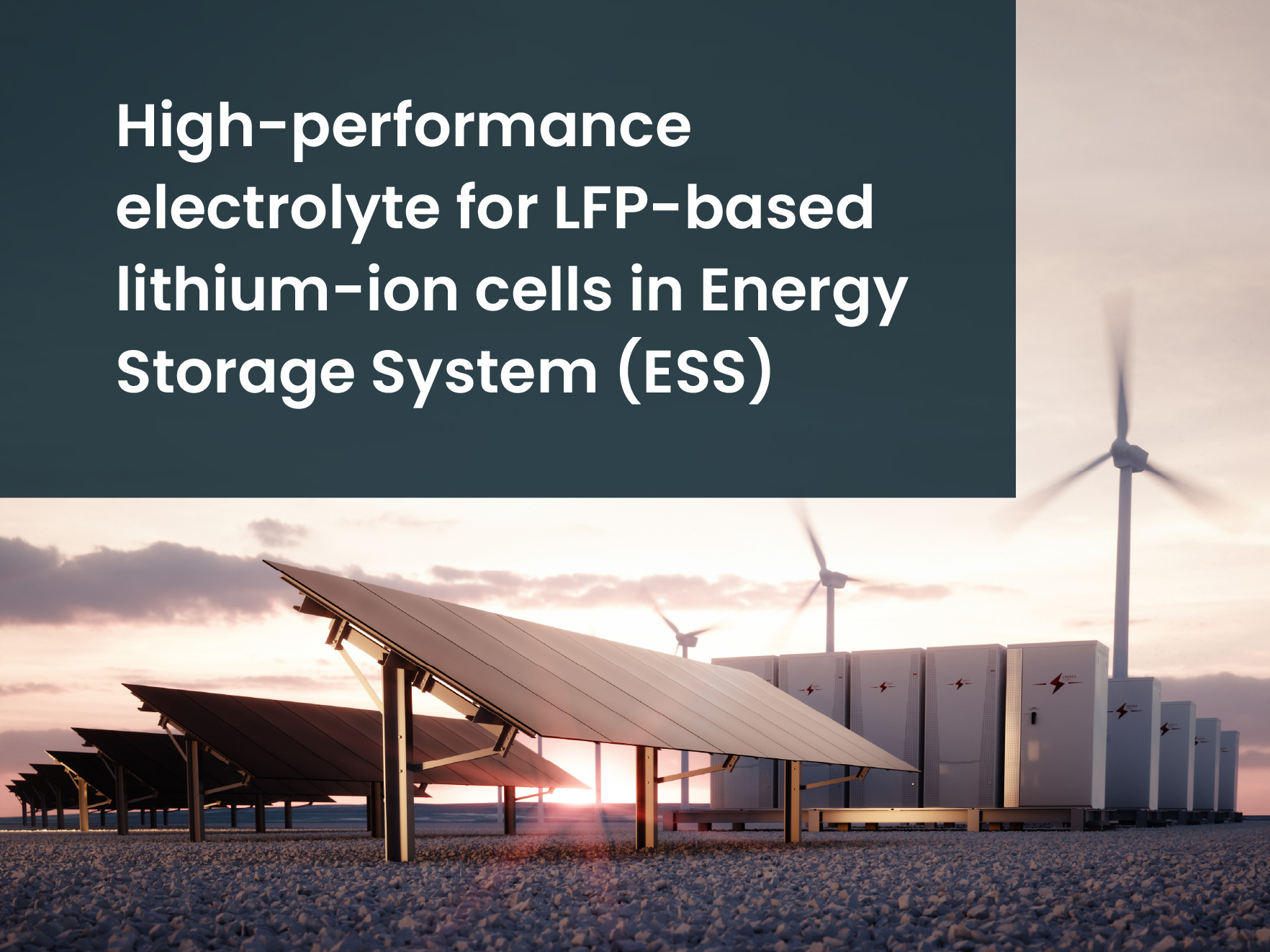 Elektrolyt für Energiespeichersysteme (ESS)