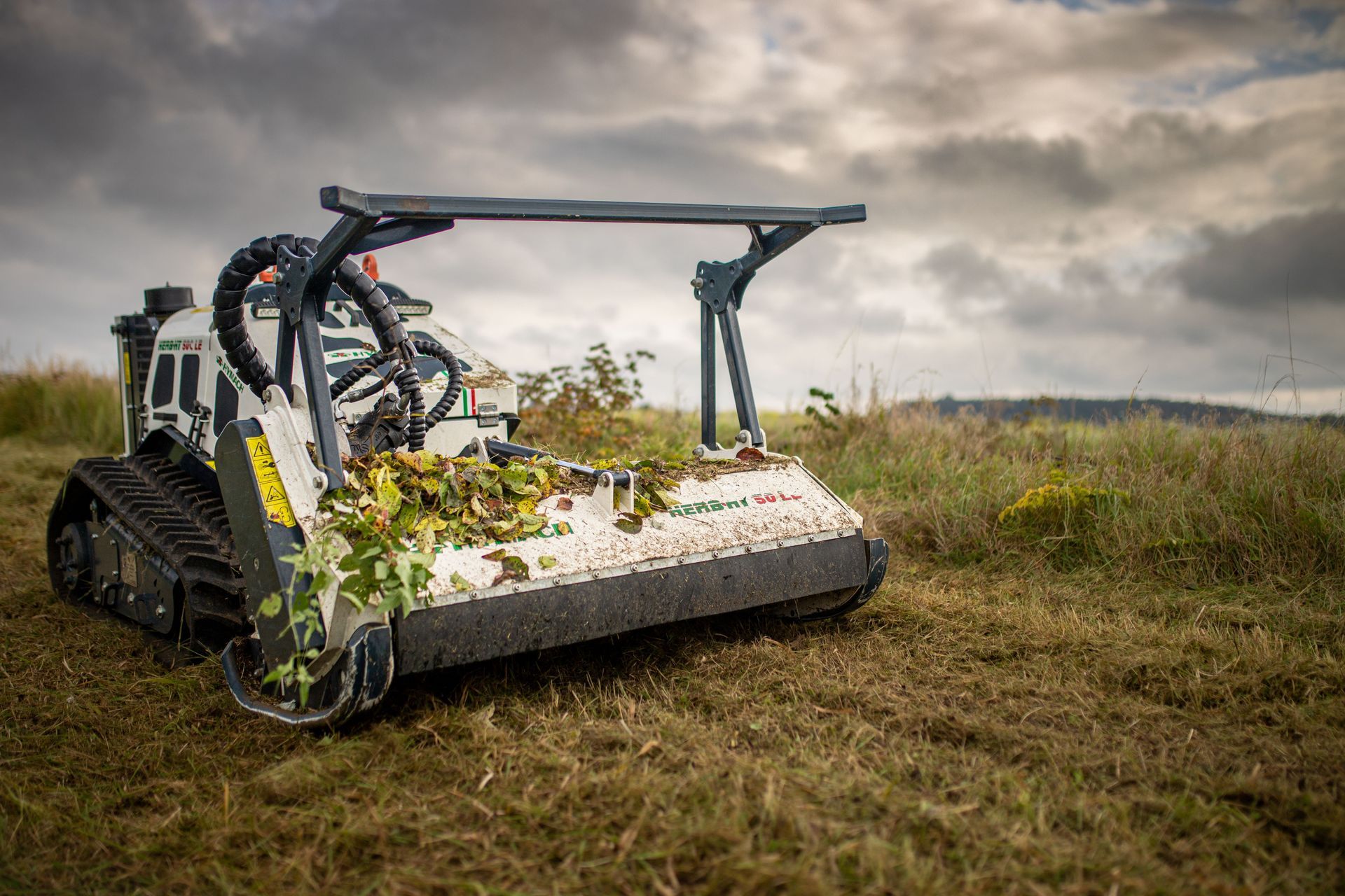 Mulchgerät am Traktor