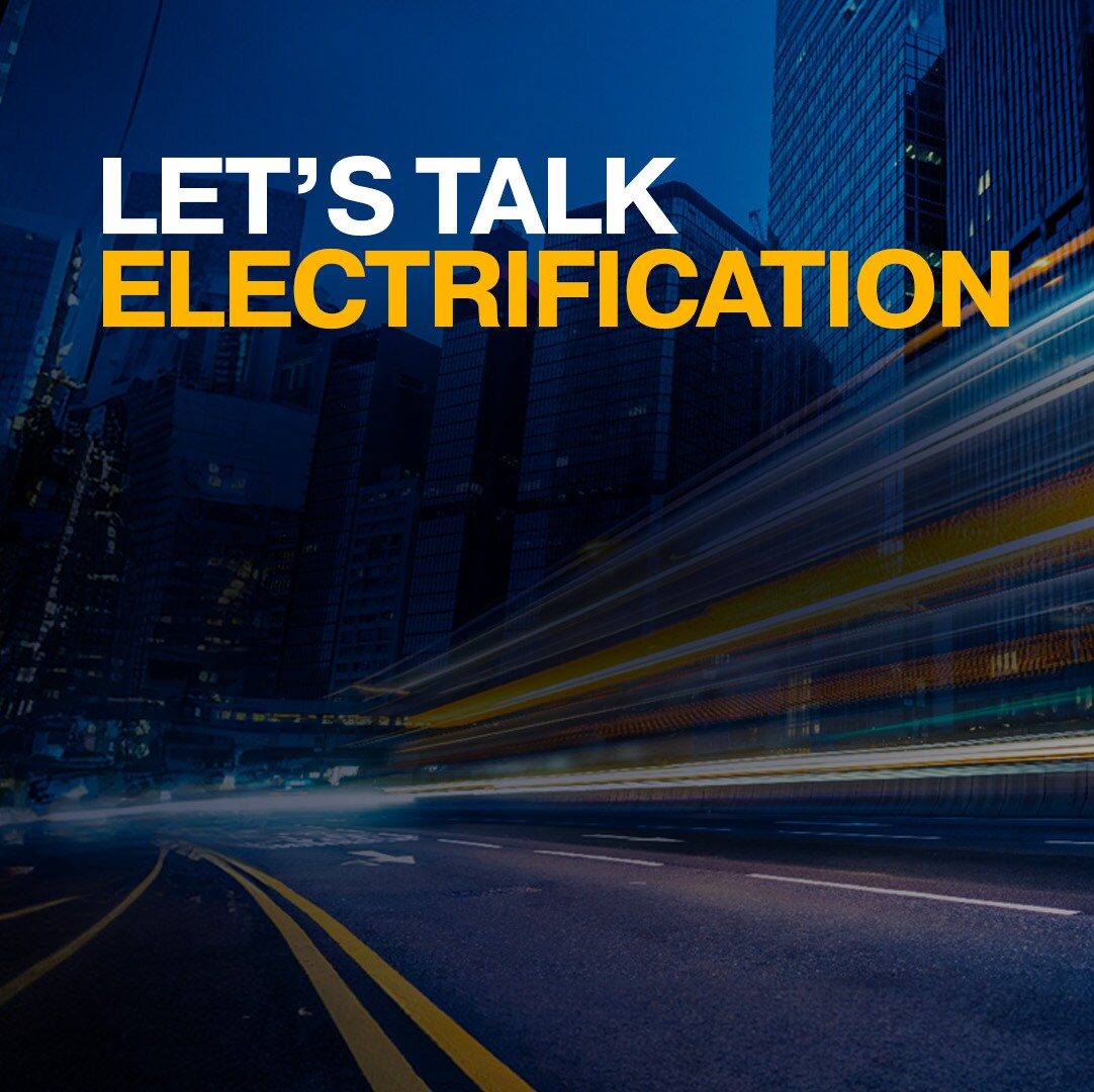 Let's talk electrification