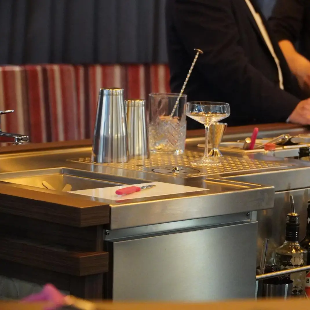 Messeauftritt Internorga mit Cocktailstation COSMO