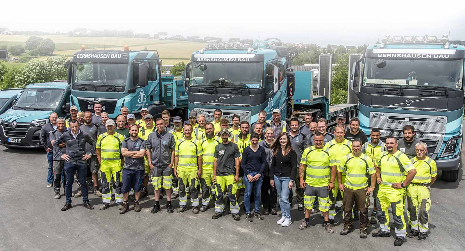 Das Team von Bernshausen Bau