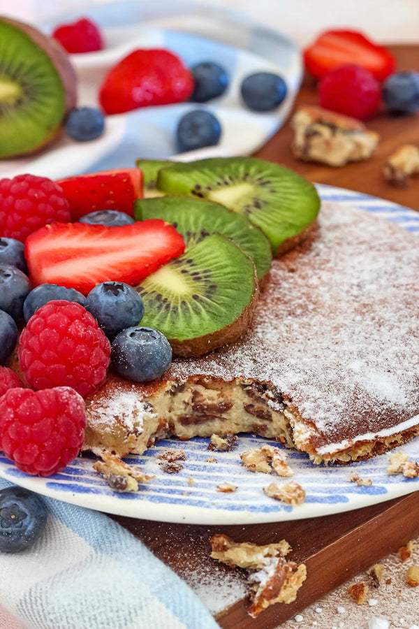 Pancake auf Basis von Grillenmehl