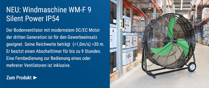 Windmaschine WM-F 9 Silent Power IP54