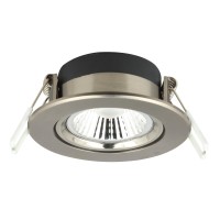 LED Downlight Nickel Einbauleuchte 6W 400lm 2700K