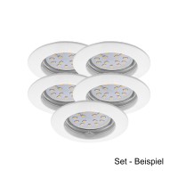 LED Einbaustrahler Einsteiger-Set Kanlux GU10 5W