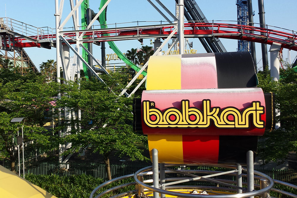 Bobkart-Fahrgeschäftsteuerung