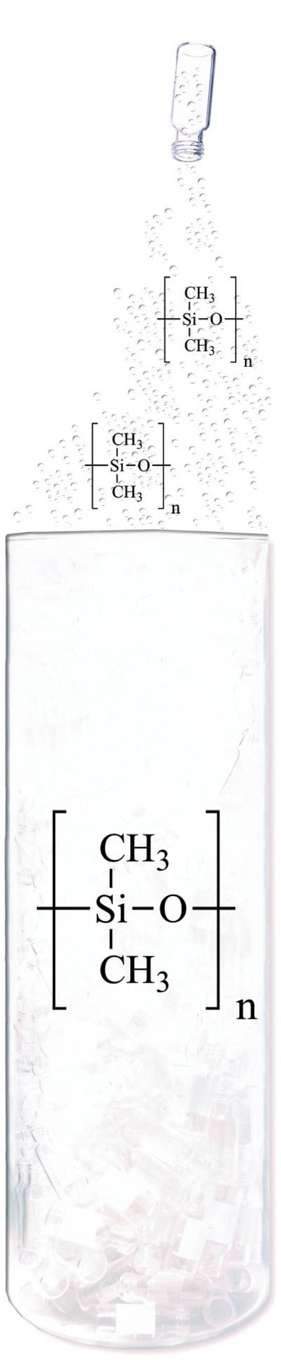 Silikonisierung von Glasoberflächen
