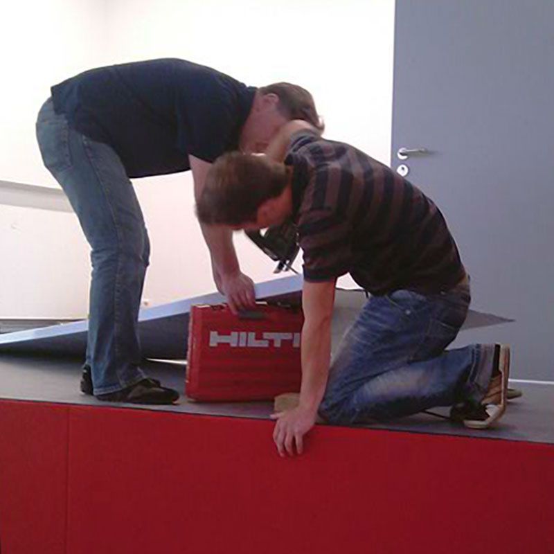 Montage vor Ort